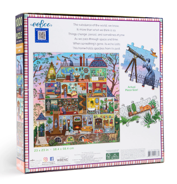 Puzzle 1000 pièces-The Alchemist's Home-Eeboo