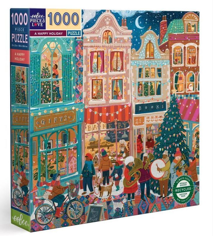 Puzzle 1000 pièces-A Happy Holiday-Eeboo