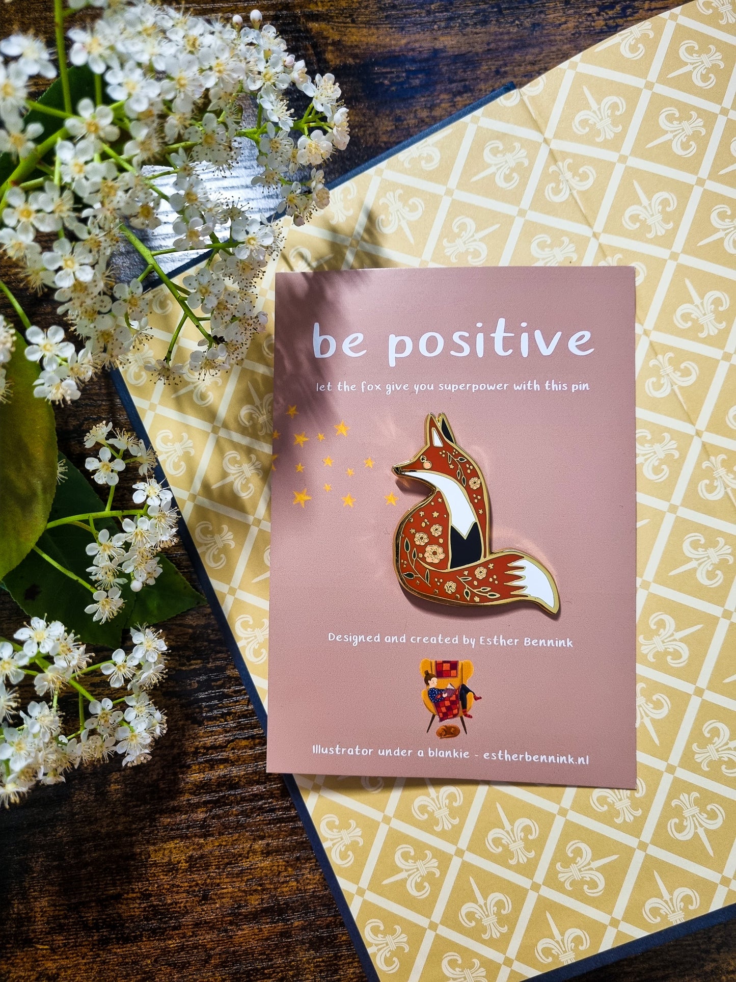 Pin's Renard-Be positive-Esther Bennink