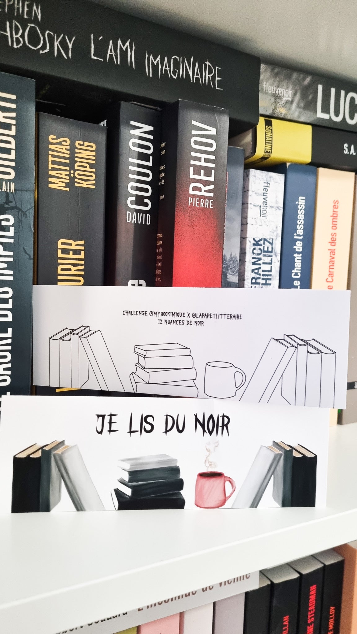 Marque-page-Challenge 12 nuances de noir- @mybookimique X @La Papet' Littéraire