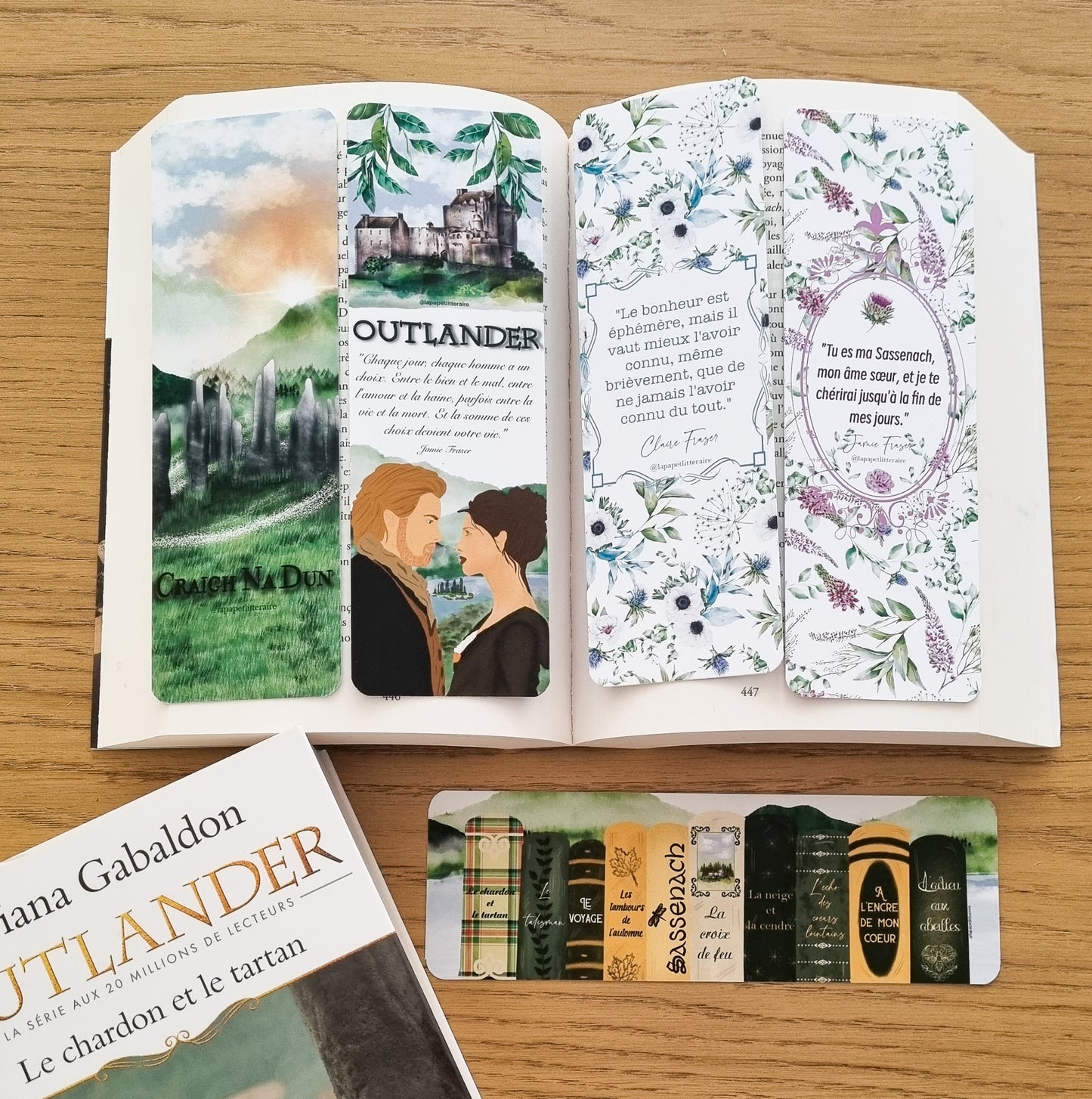 Set de 5 marque-pages Outlander