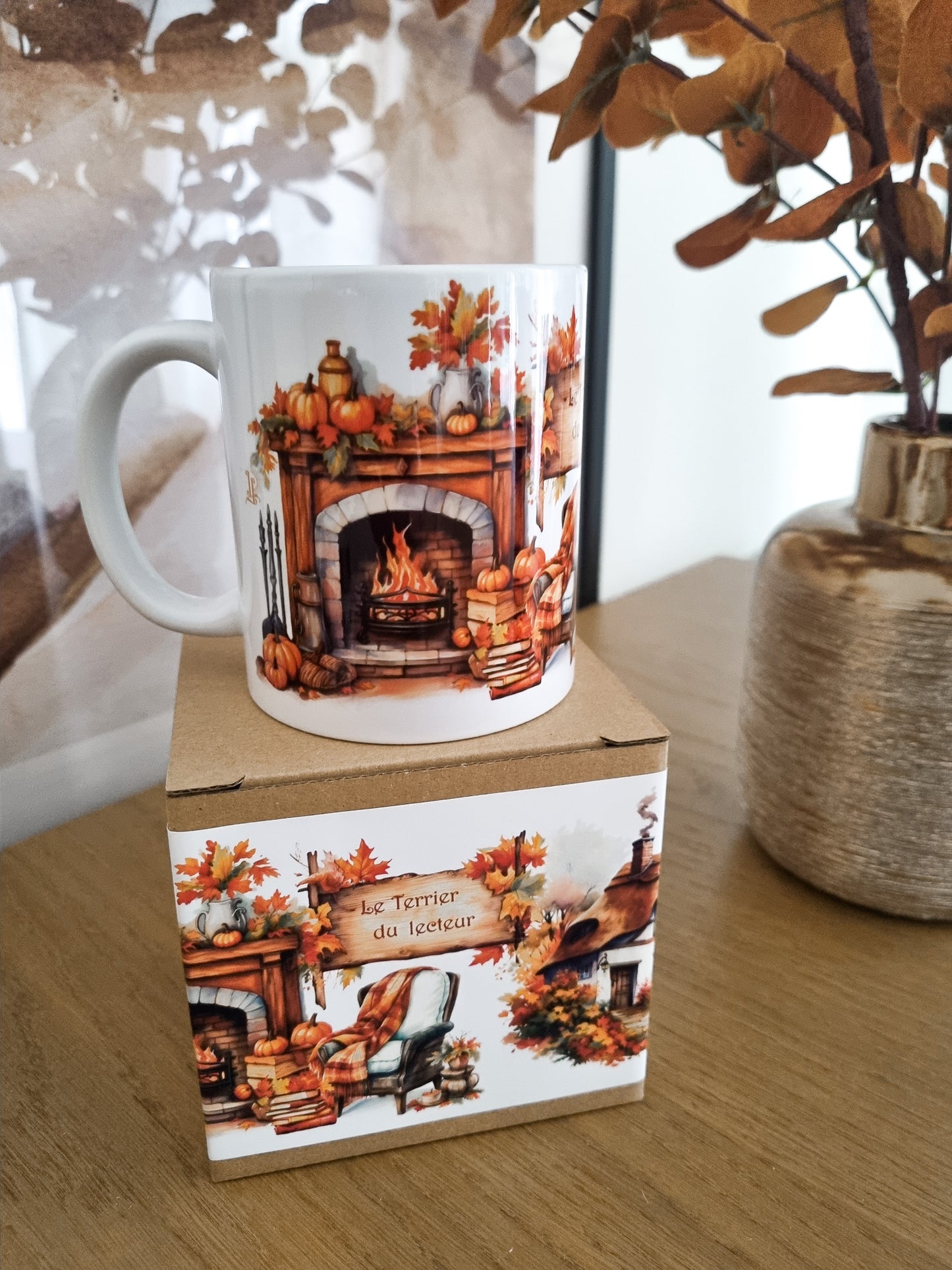 Mug d'automne-Le Terrier du lecteur