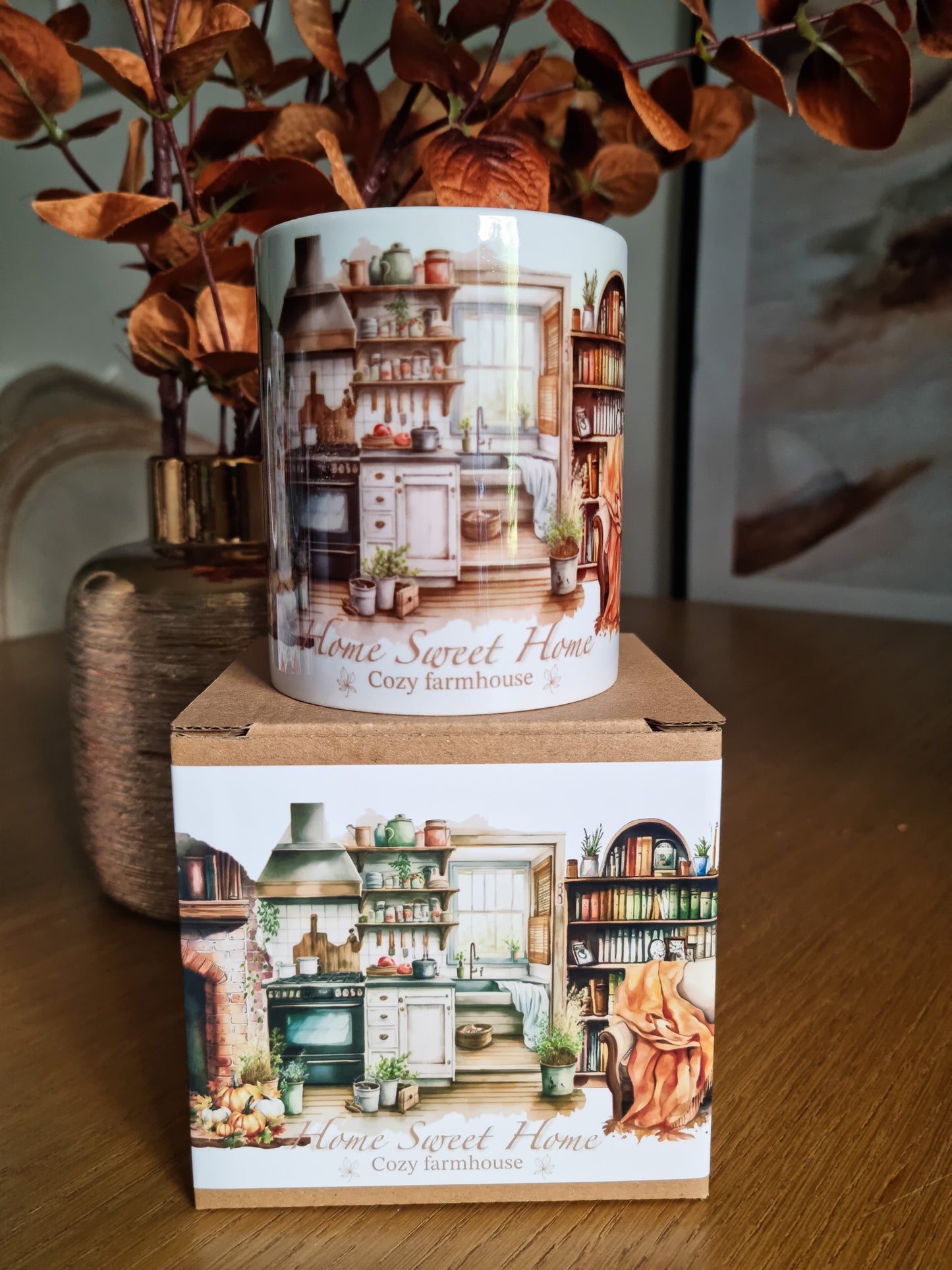 Mug d'automne-Cozy farmhouse