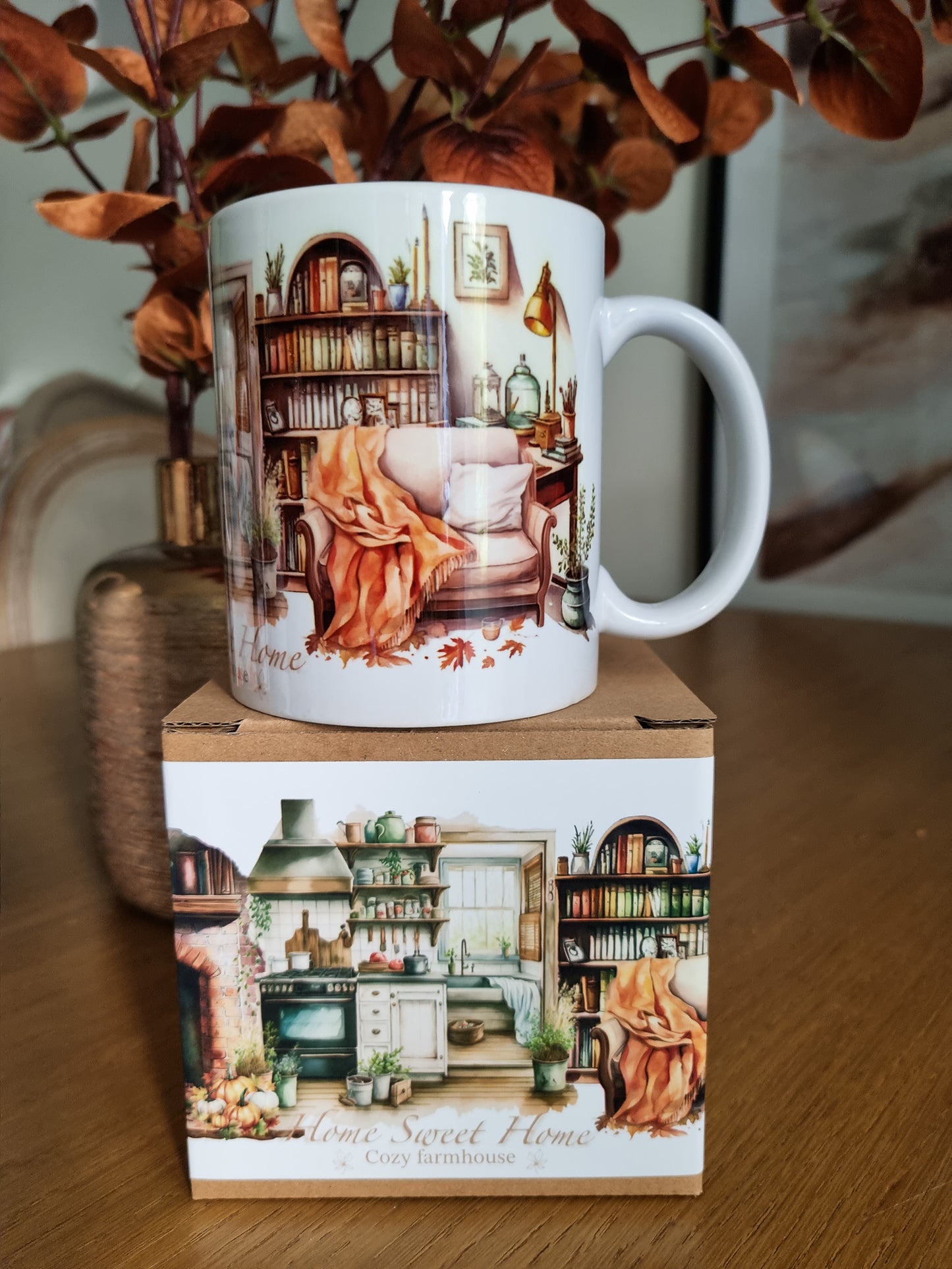 Mug d'automne-Cozy farmhouse