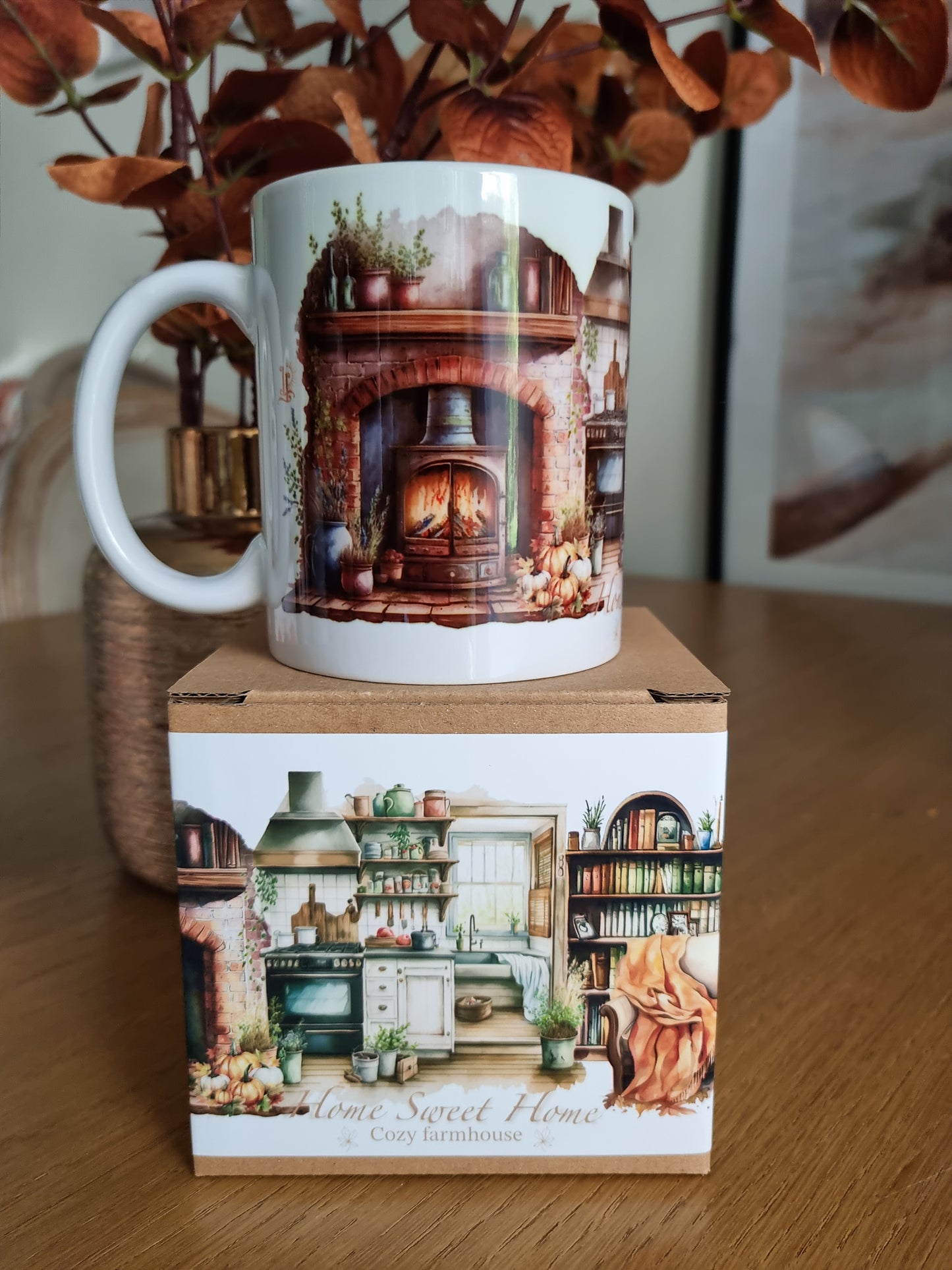 Mug d'automne-Cozy farmhouse