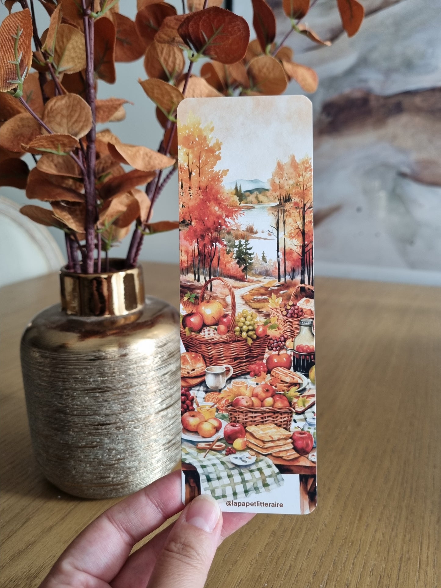 Marque-page d'automne- Brunch sous les érables