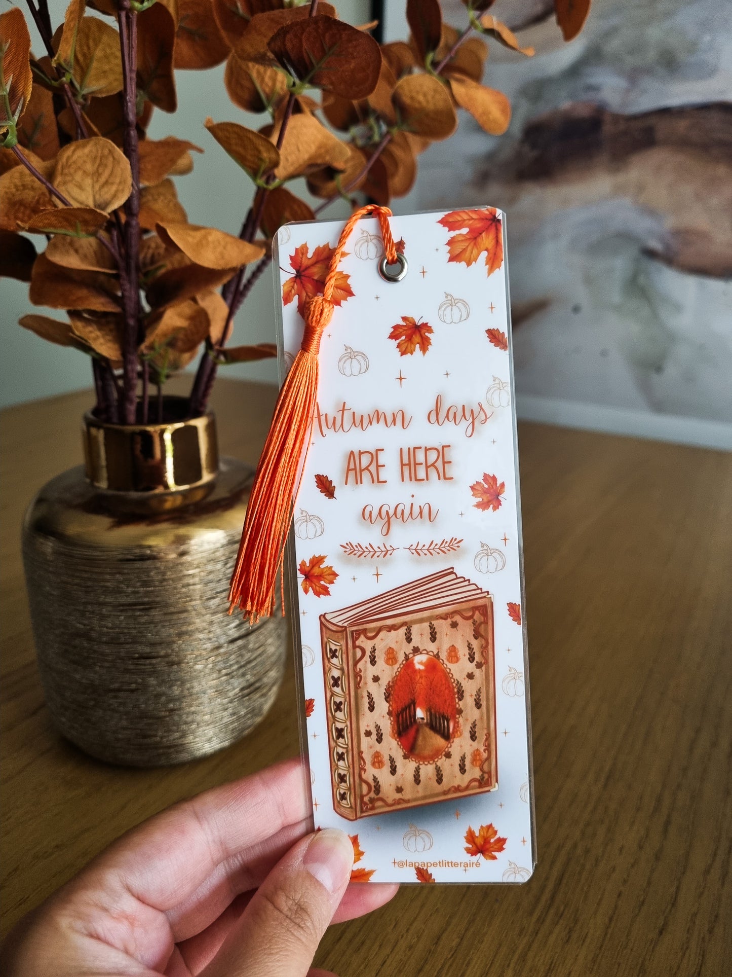 Pack Mug/marque-page-Autumn days are here again