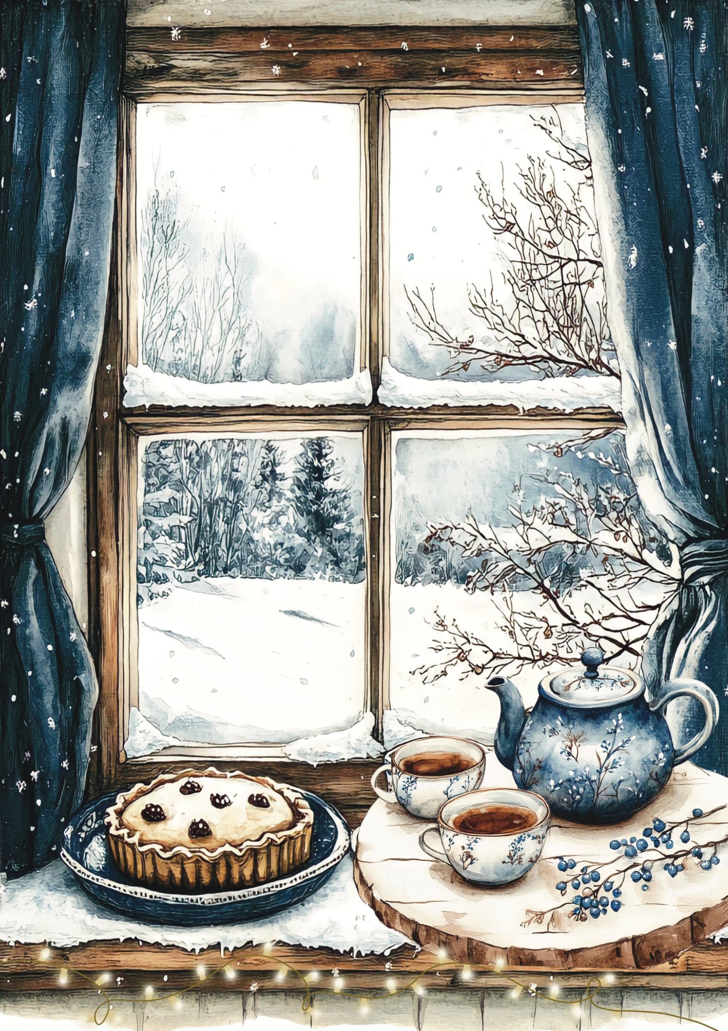 Affiche Tea time cosy - La Papet' Littéraire