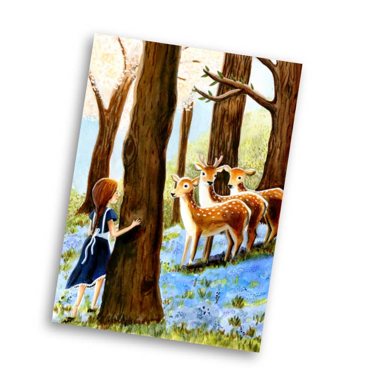 Carte illustrée-The magic encounter-Esther Bennink - La Papet' Littéraire