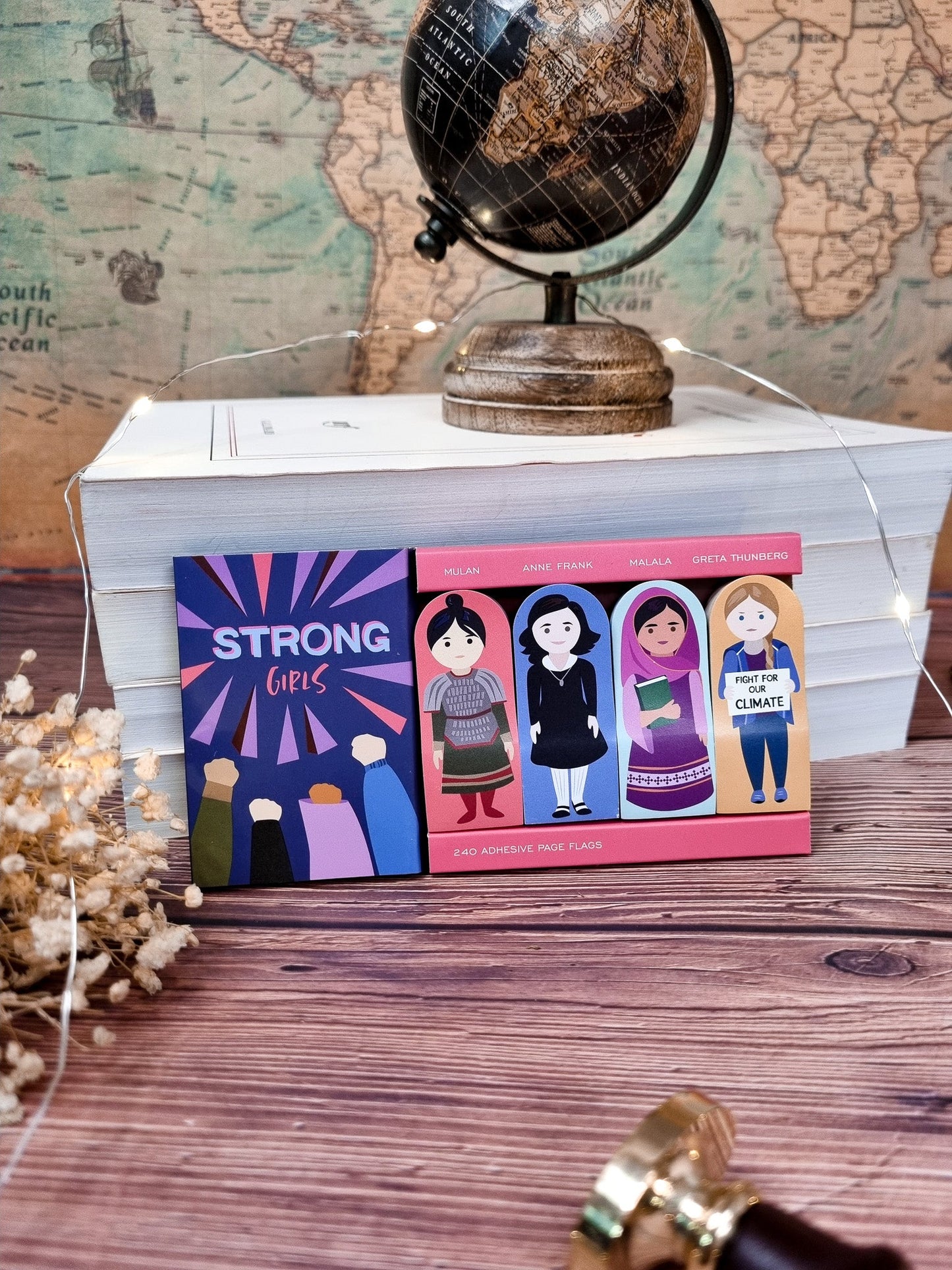 Drapeaux de pages-Strong Girls - La Papet' Littéraire