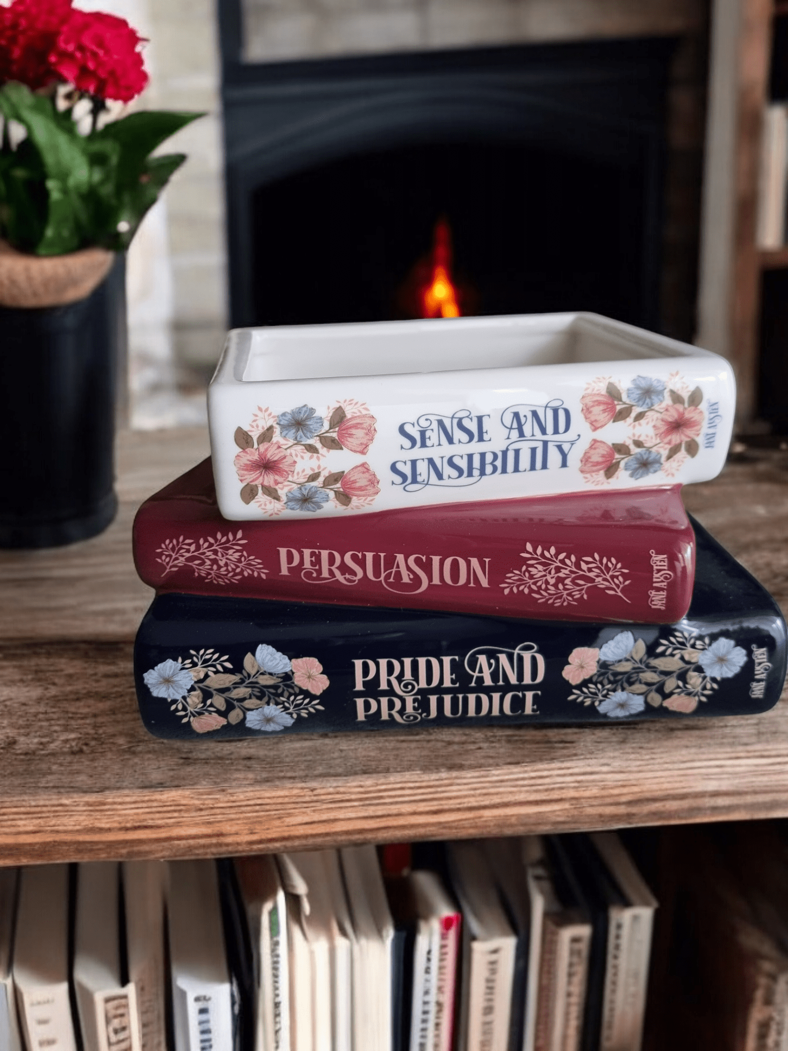 Jardinière pile de livres : Jane Austen - La Papet' Littéraire