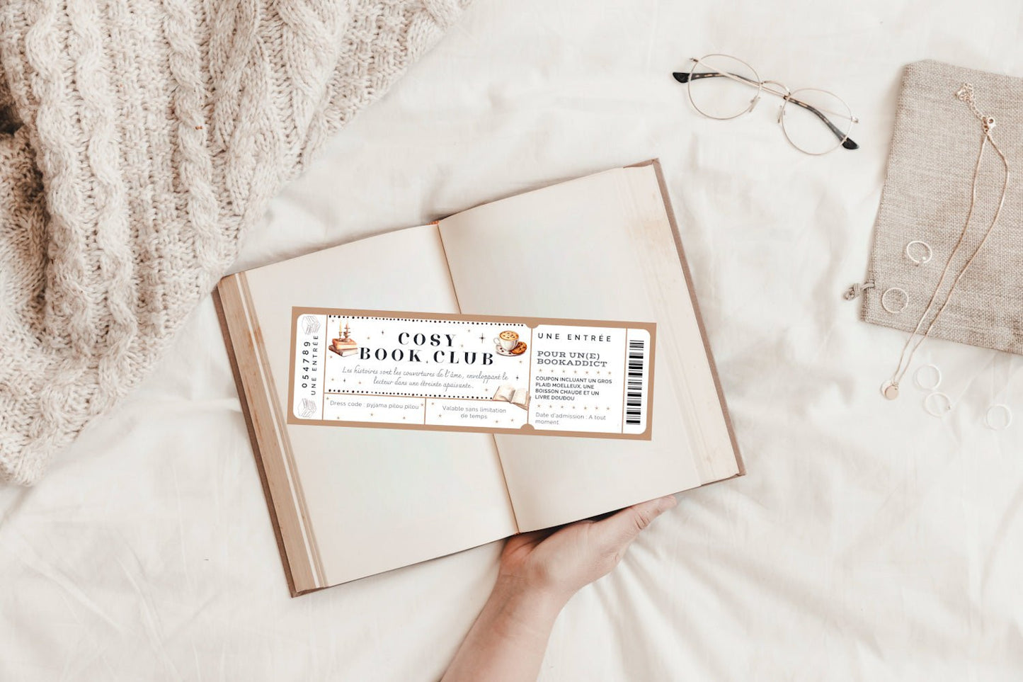 Lot de 5 marque - pages Book Clubs – Genres littéraires : romance, cosy mystery, fantasy, polar - La Papet' Littéraire