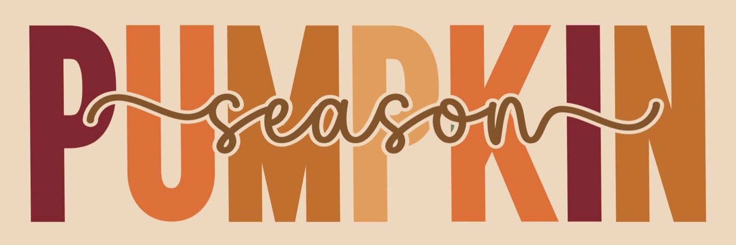 Marque - page automne – Typographie Pumpkin Season - La Papet' Littéraire
