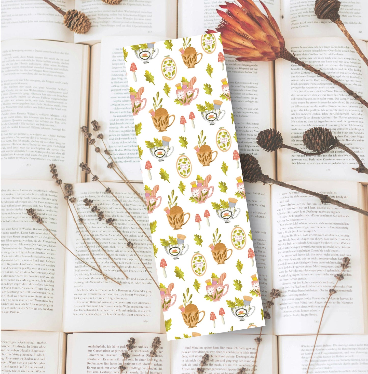 Marque page Broderie - La Papet' Littéraire