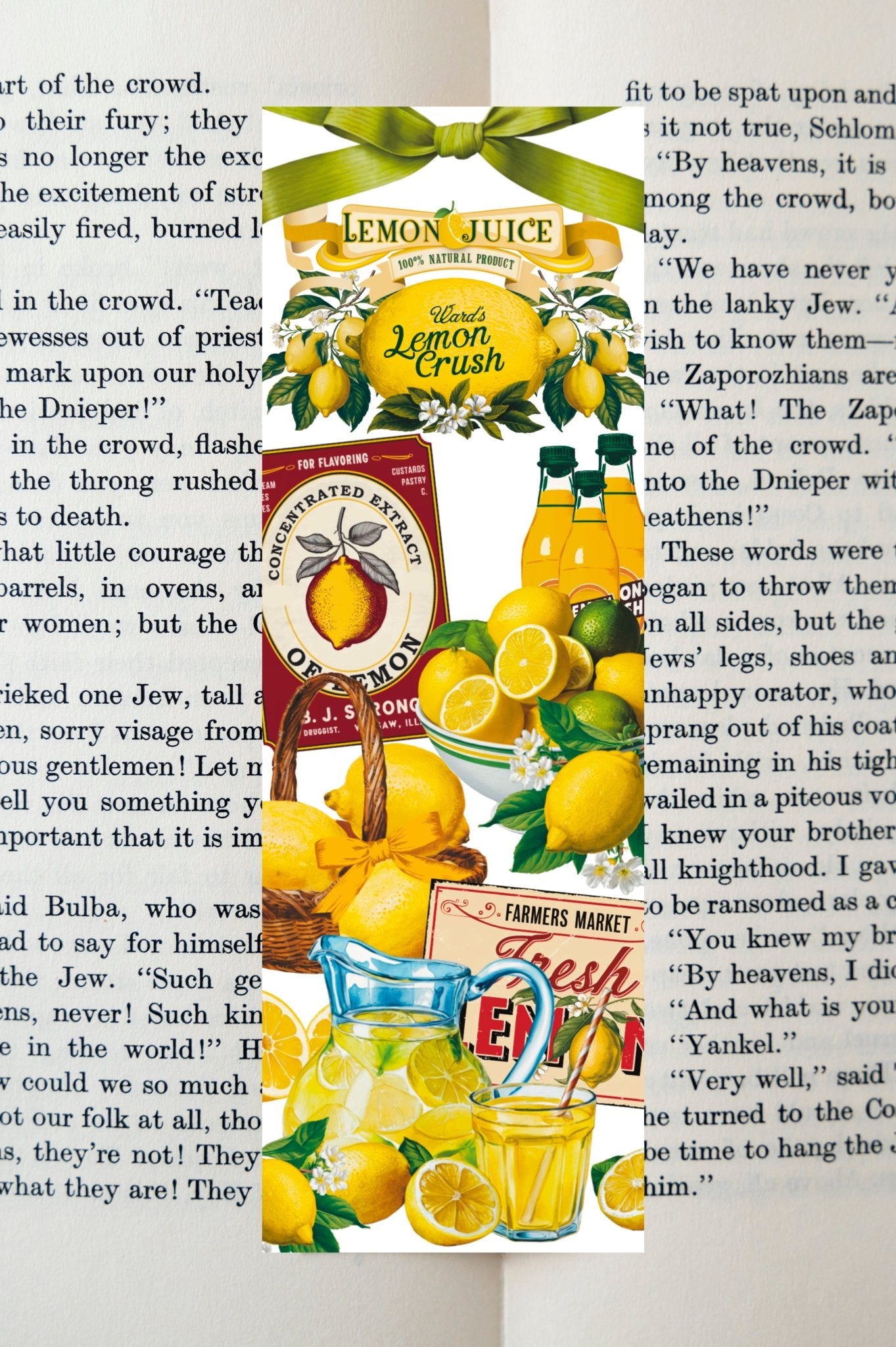 Marque - page citronné Lemon Crush – Papeterie estivale fruitée - La Papet' Littéraire