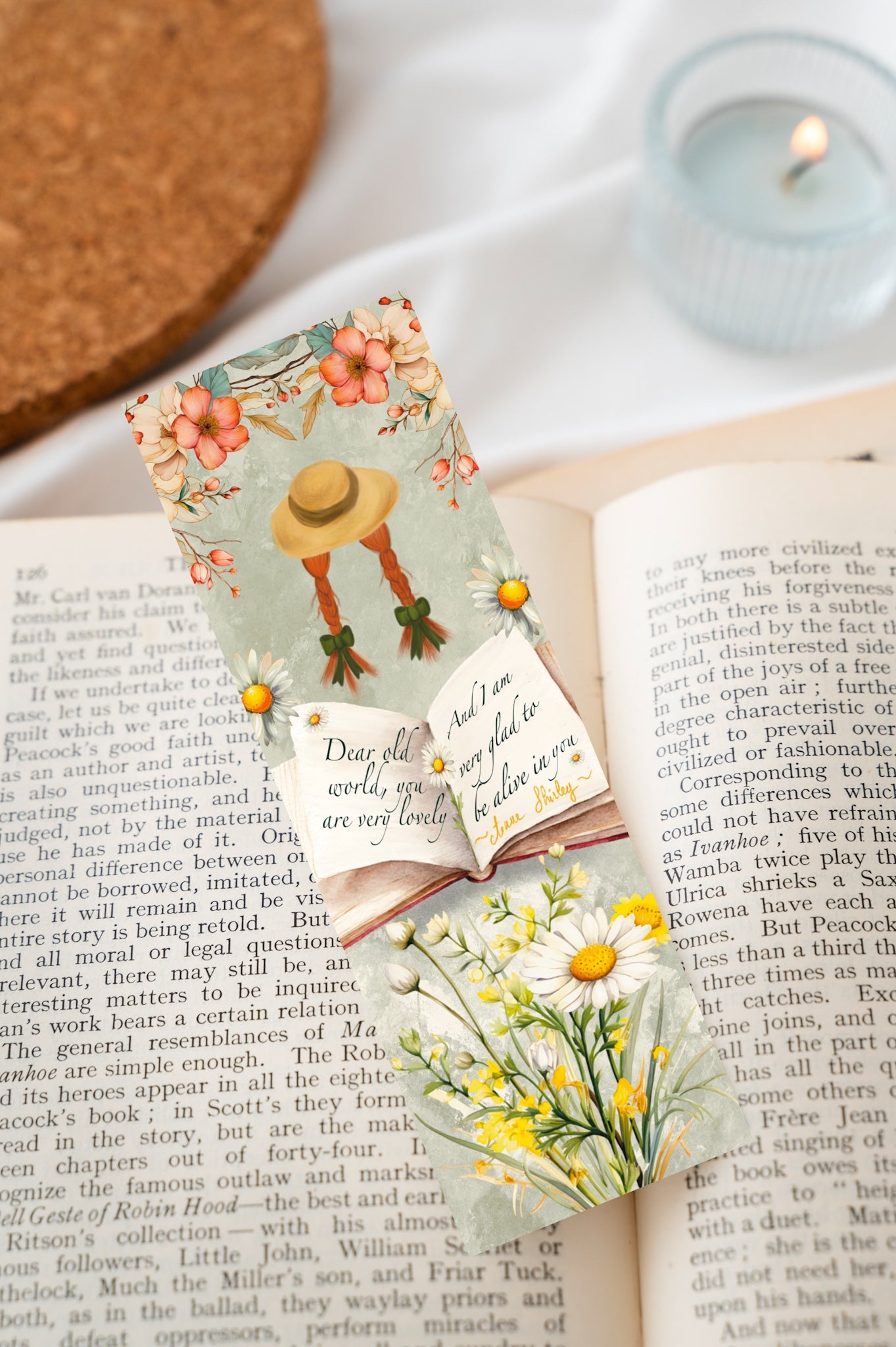 Marque page Dear Old world - La Papet' Littéraire