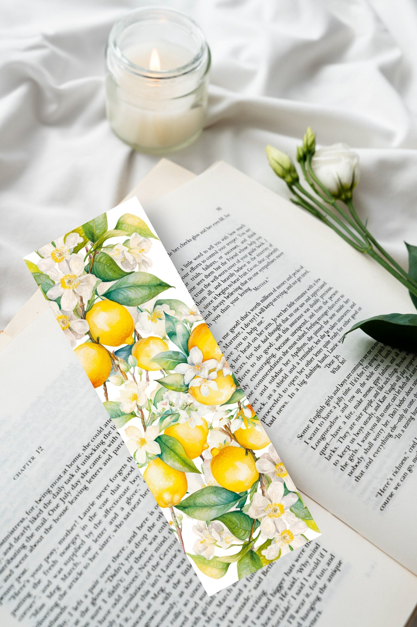 Marque - page été Fraîcheur Citronnée - La Papet' Littéraire
