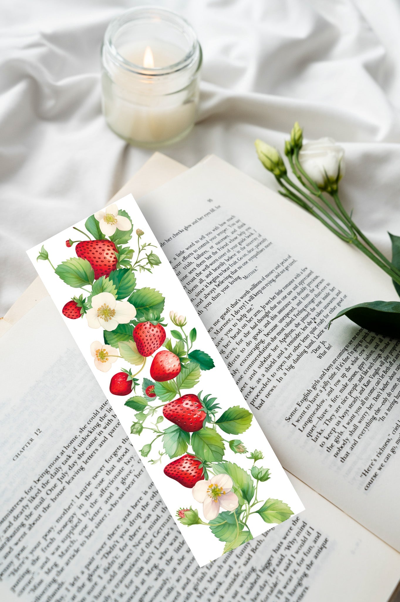 Marque - page Fraises ensoleillées - La Papet' Littéraire