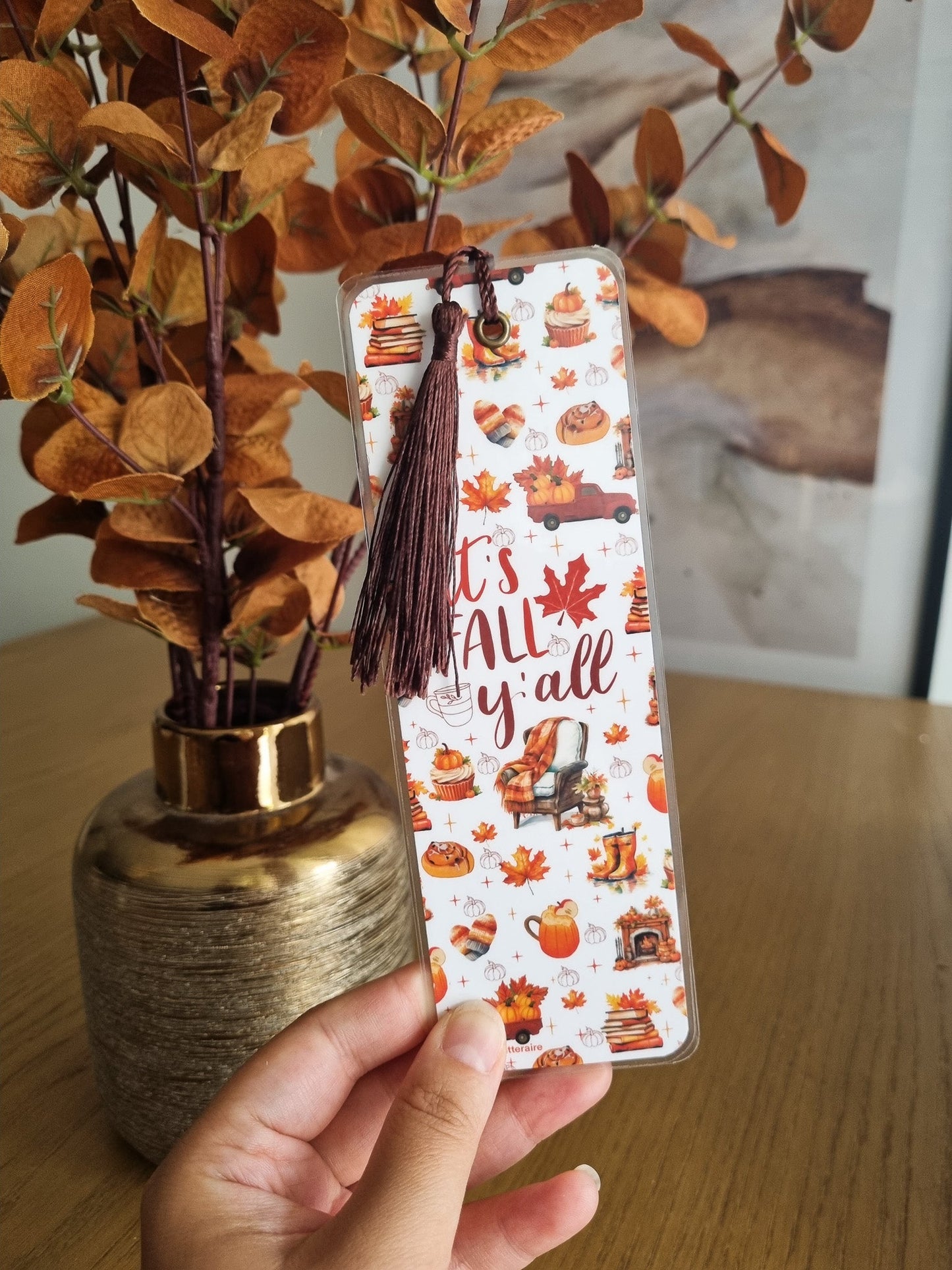 Marque - page livre - It's fall y'all - La Papet' Littéraire