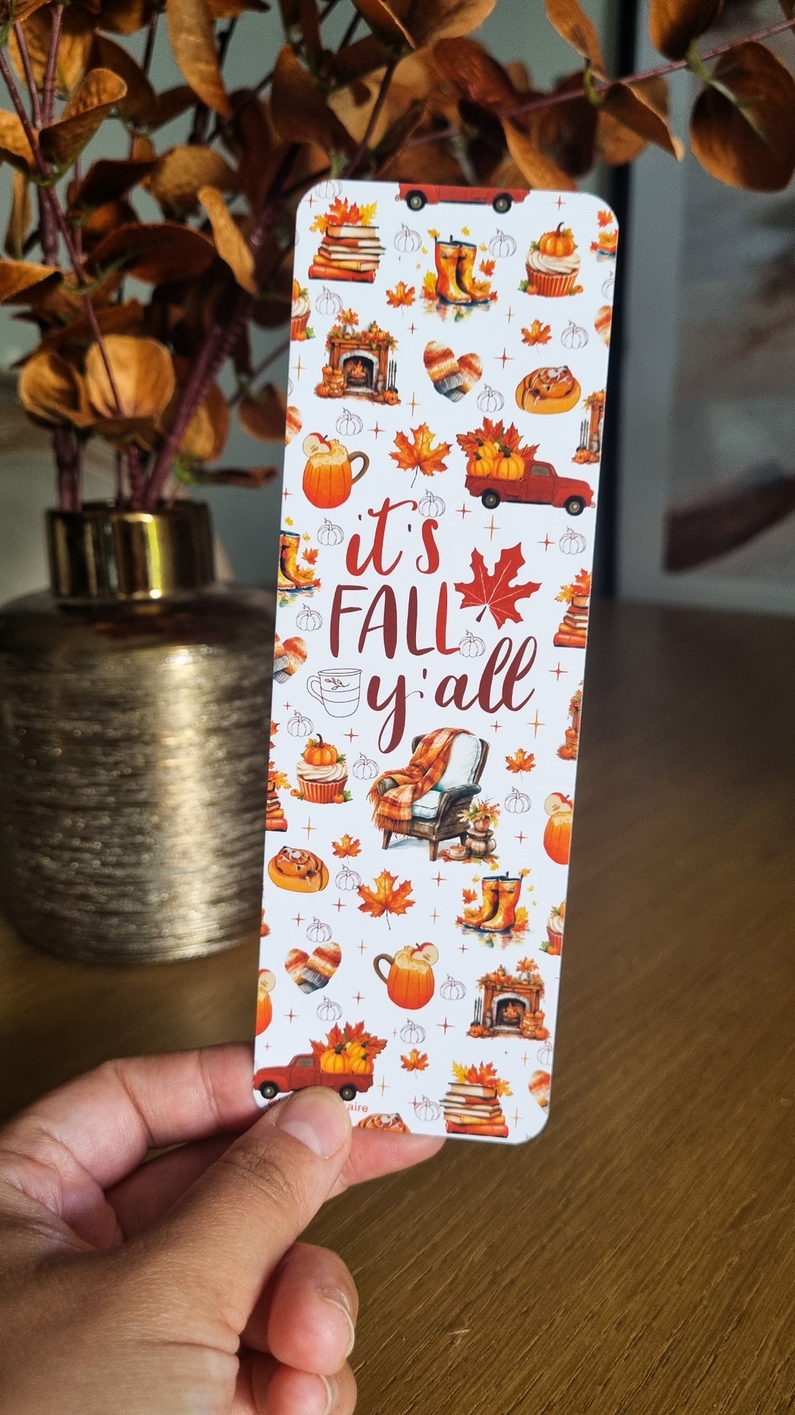 Marque - page livre - It's fall y'all - La Papet' Littéraire