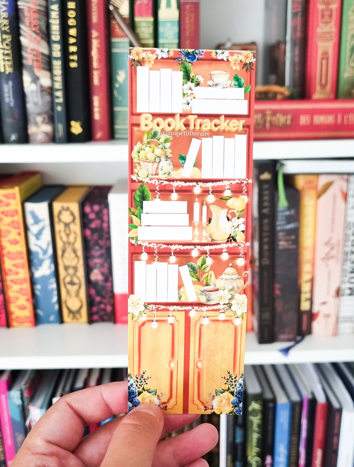 Marque - page personnalisable Book tracker - La Papet' Littéraire