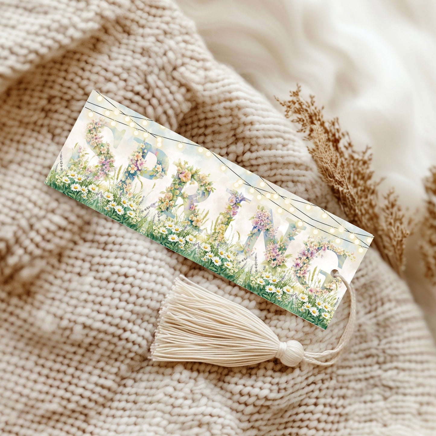 Marque page Spring bloom - La Papet' Littéraire
