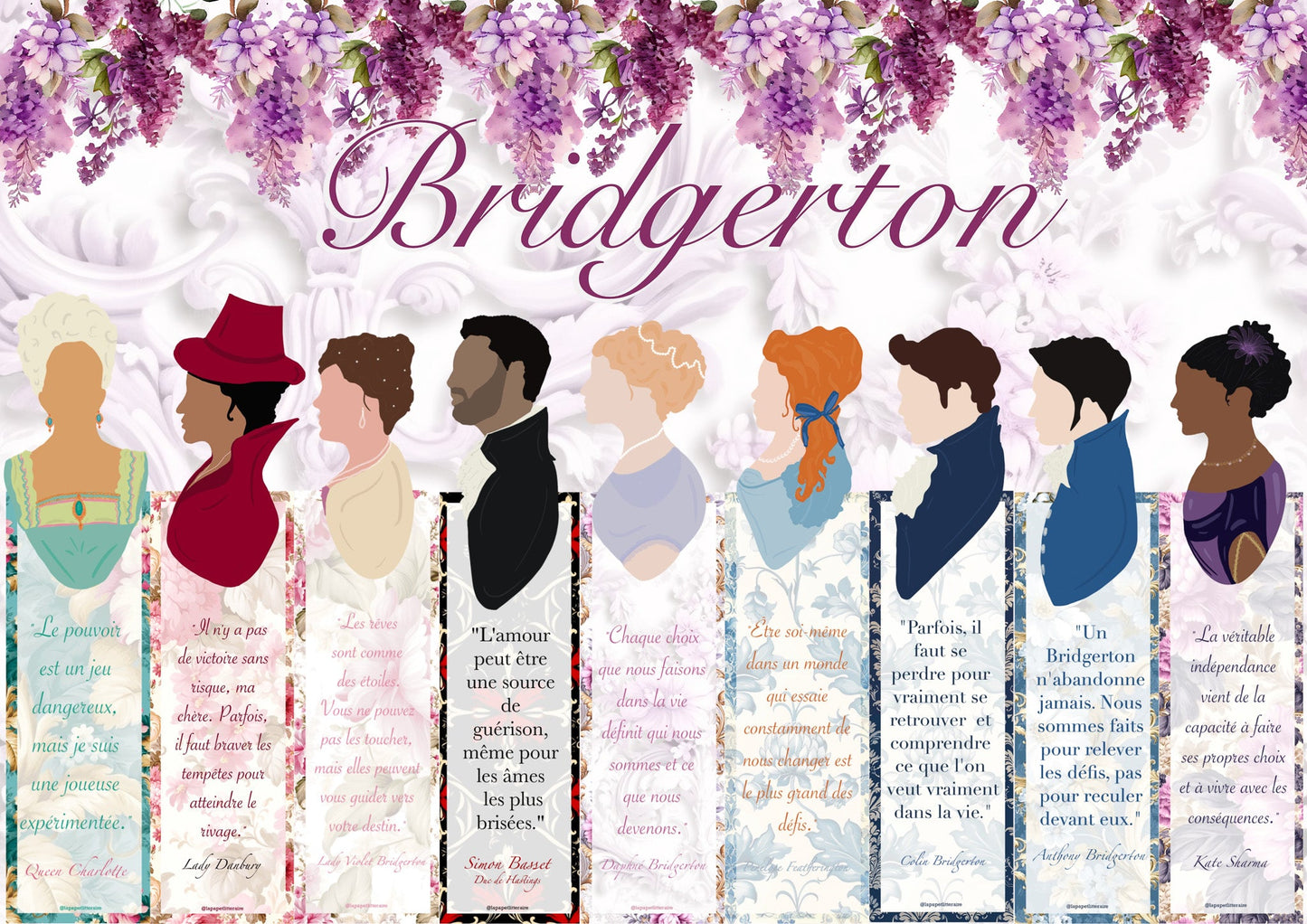 Marque pages citation Bridgerton - La Papet' Littéraire