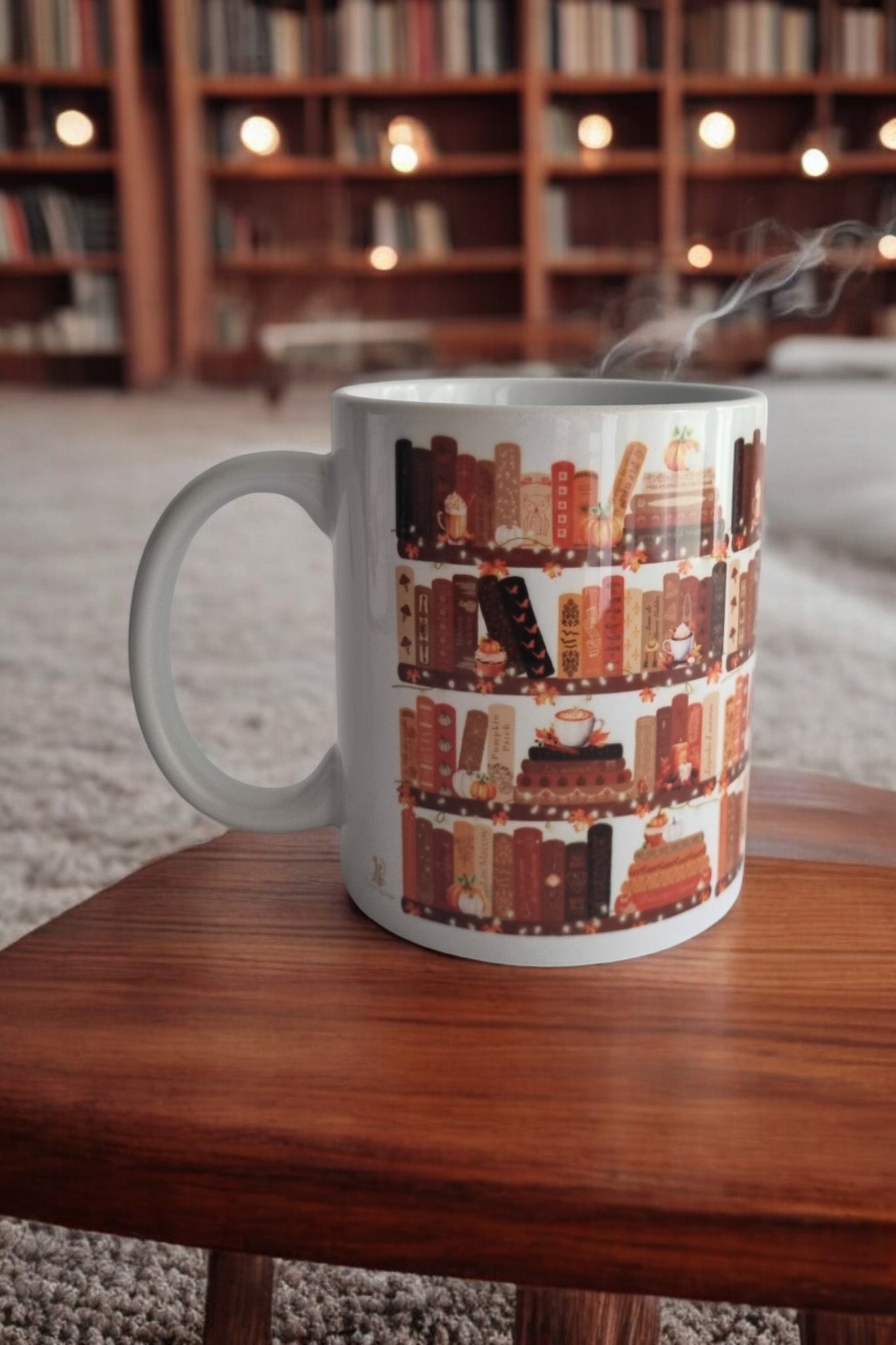 Mug - Bibliothèque de l'automne - La Papet' Littéraire