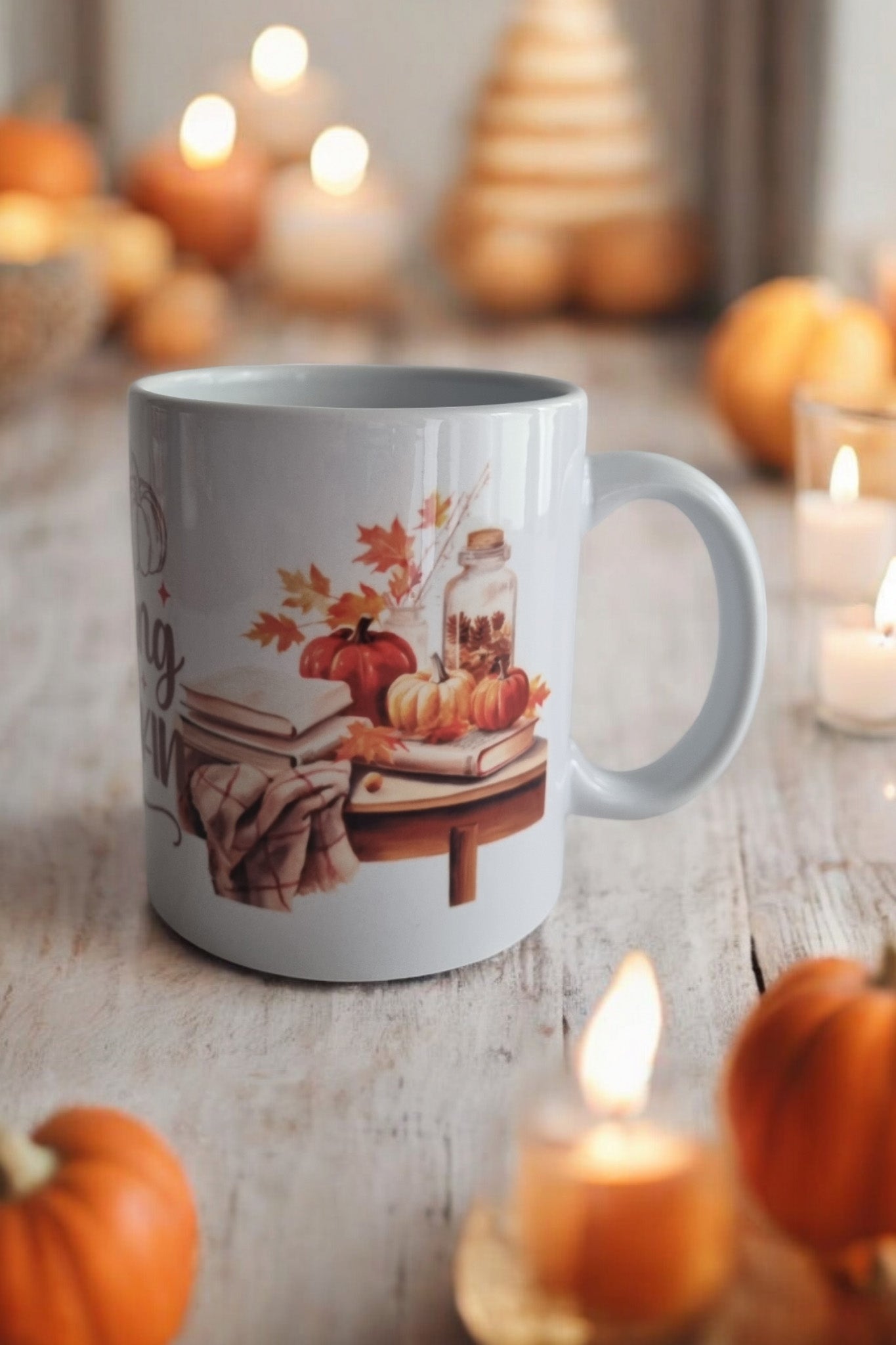 Mug d'automne Good morning pumpkin - La Papet' Littéraire