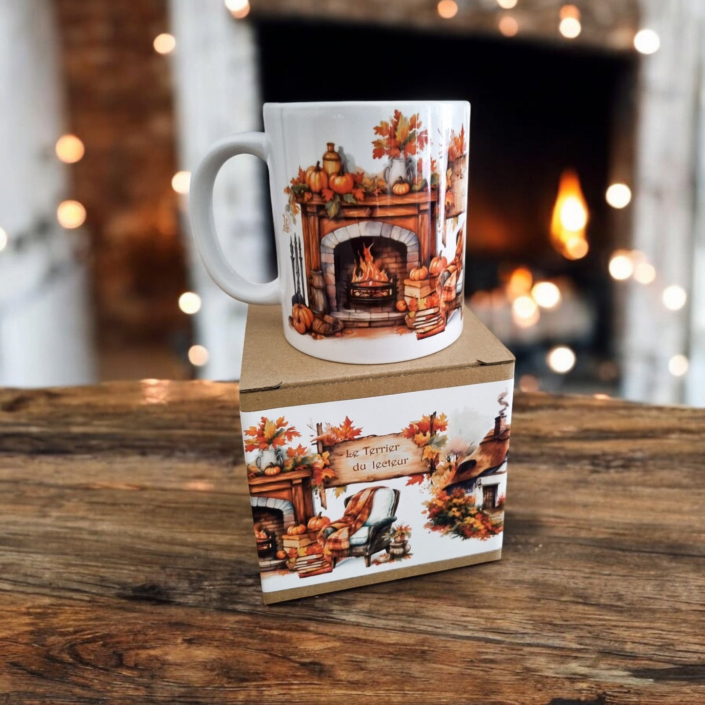 Mug d'automne - Le Terrier du lecteur - La Papet' Littéraire