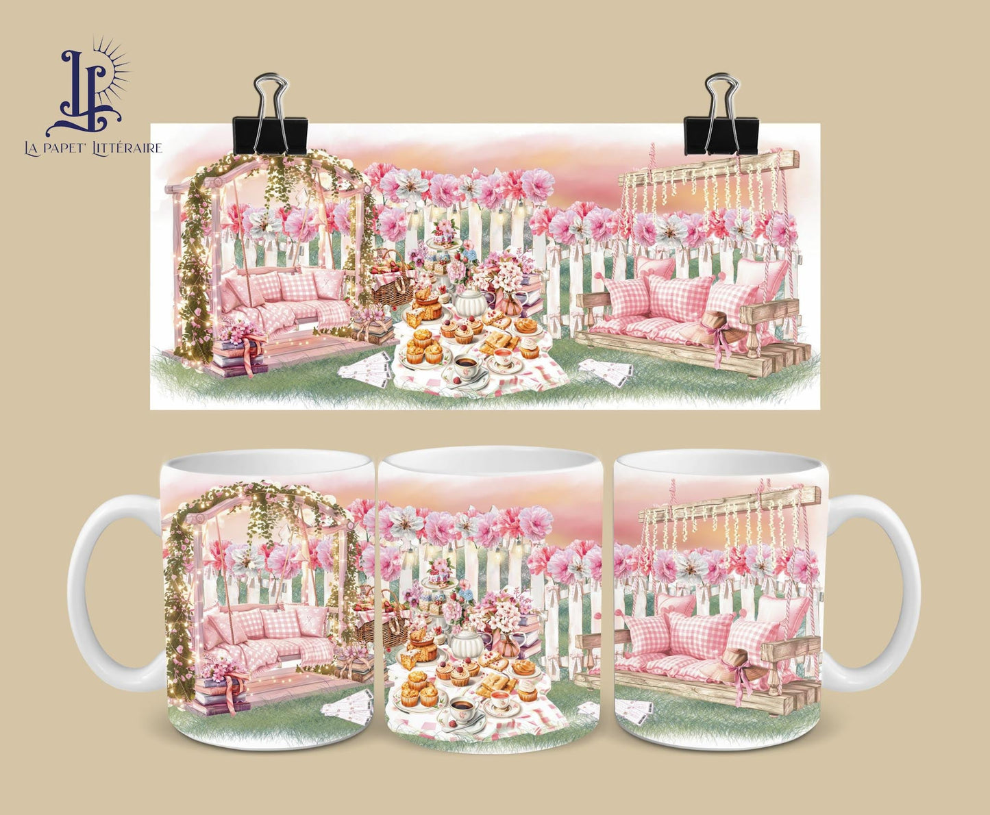 Mug Réunion du bookclub - La Papet' Littéraire