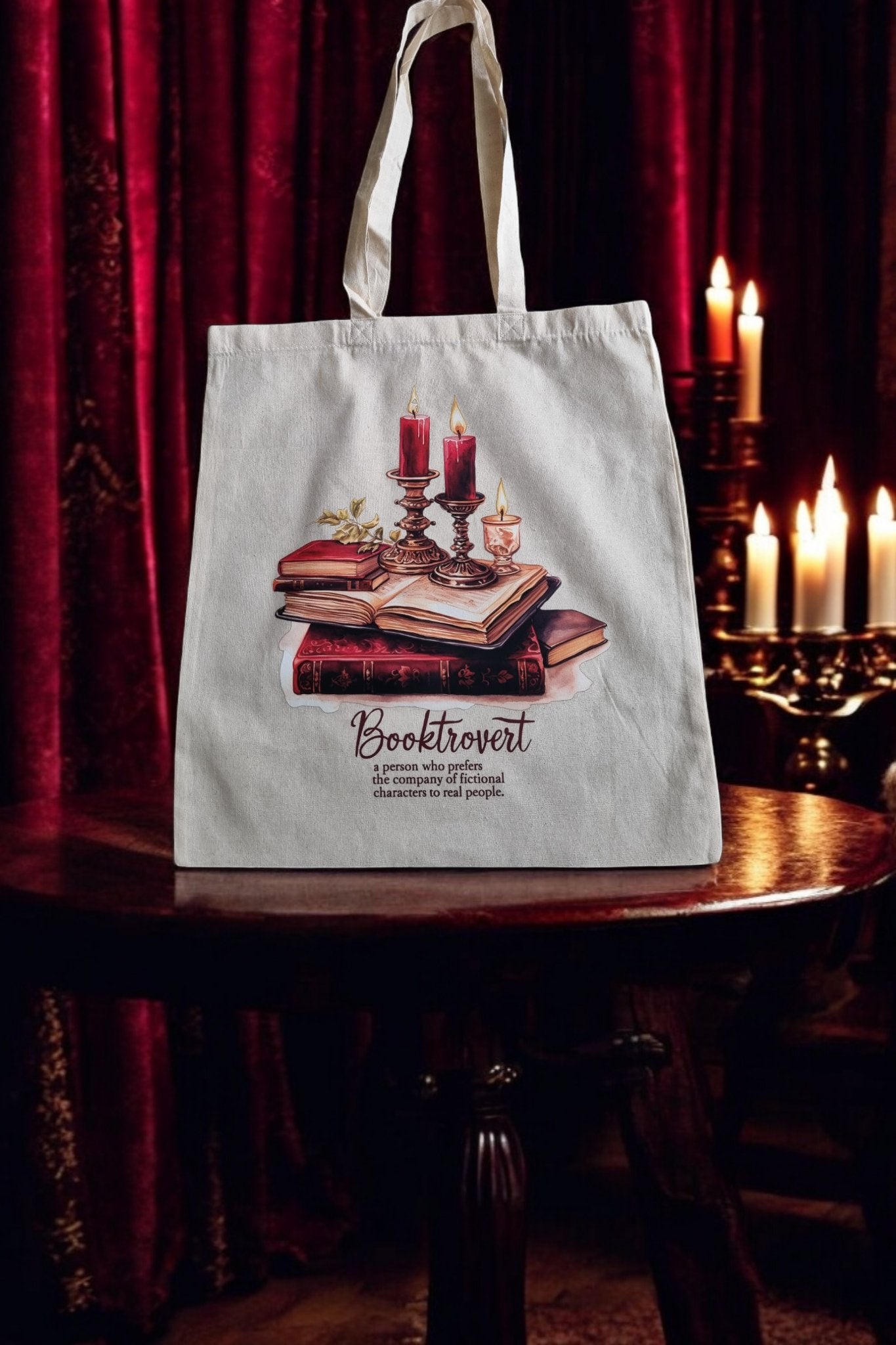 PRÉCOMMANDE TOTE BAG Bibliothèque Automne - La Papet' Littéraire