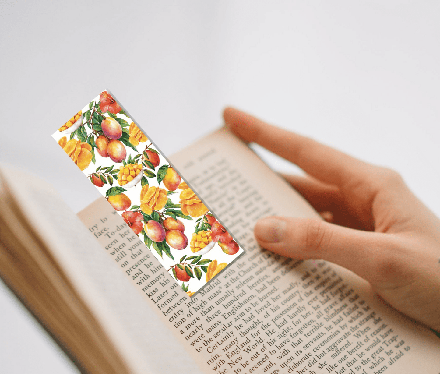 Set de 5 marque - pages fruits - Le Panier Tropical - La Papet' Littéraire