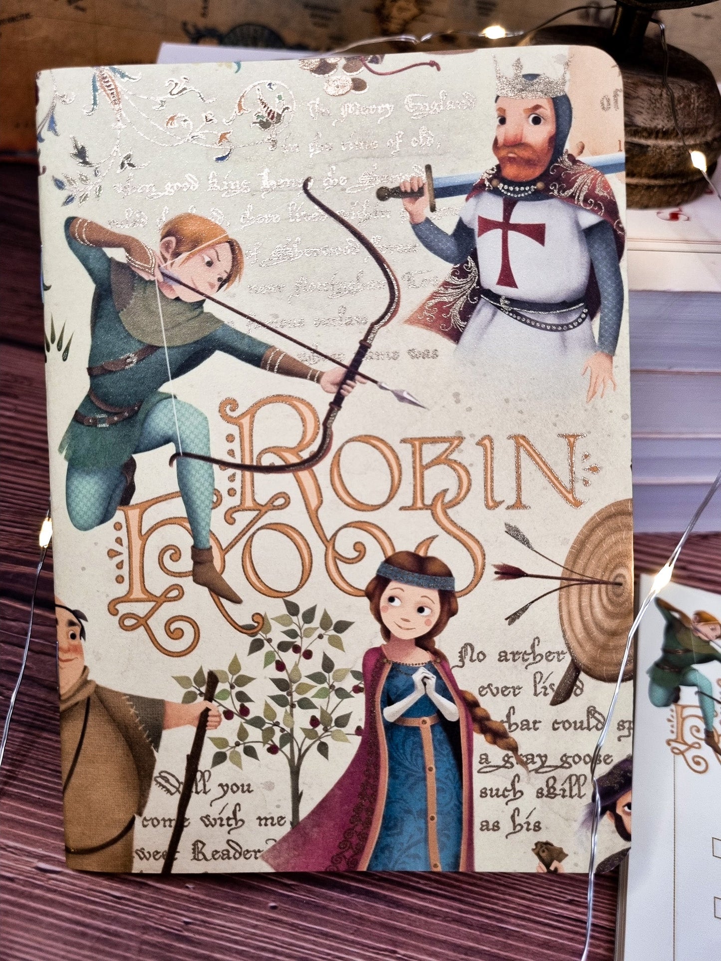 Set Robin des Bois : Carnet A6 et Bloc To - Do List - La Papet' Littéraire
