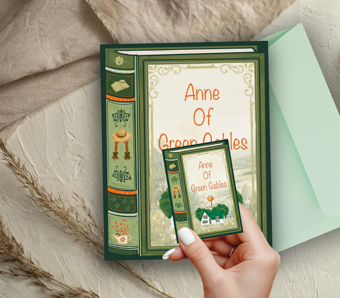 Sticker Anne of Green Gables – Mini livre illustré vintage - La Papet' Littéraire