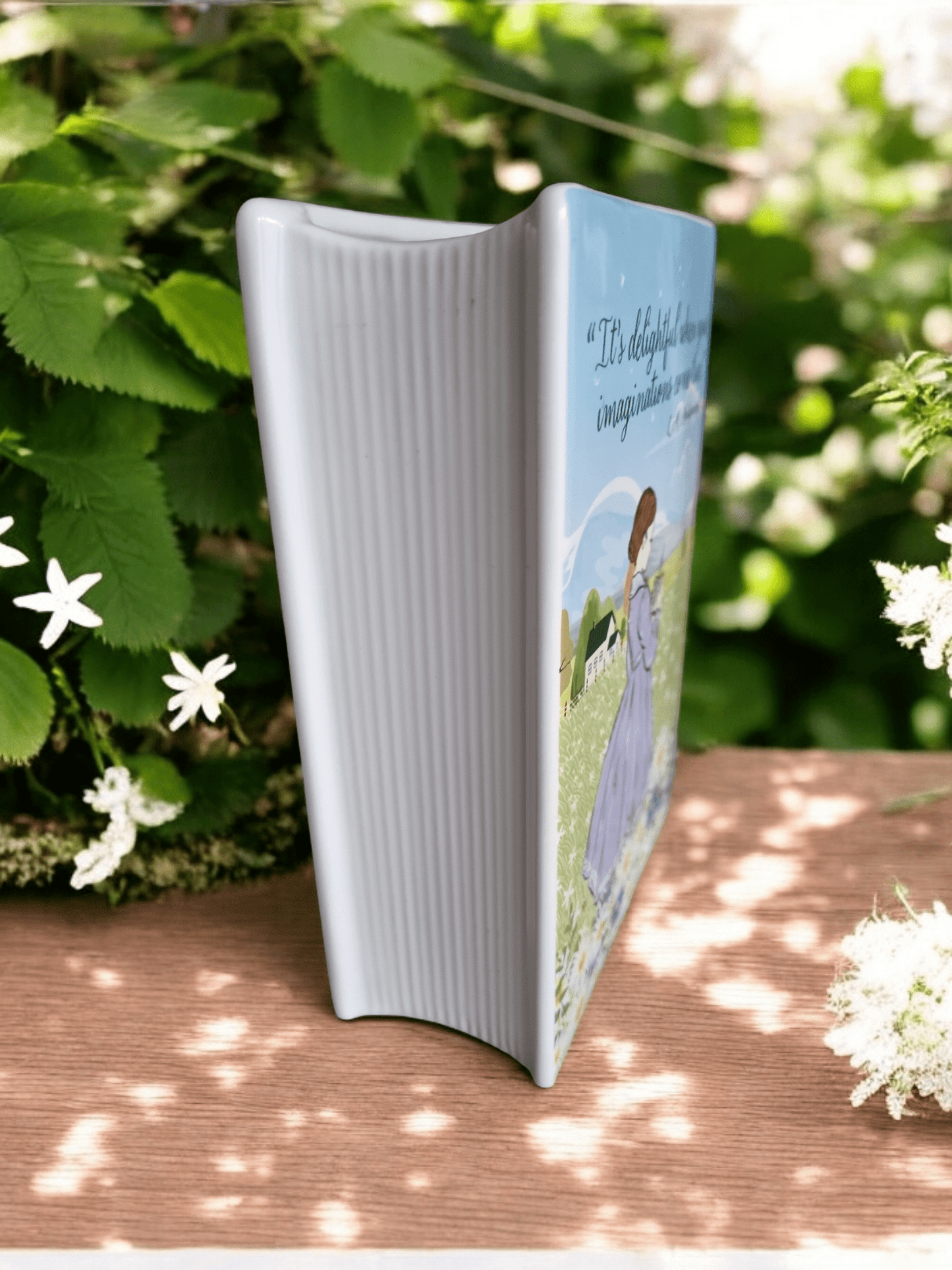 Vase littéraire Anne de Green Gables (grand format) - La Papet' Littéraire