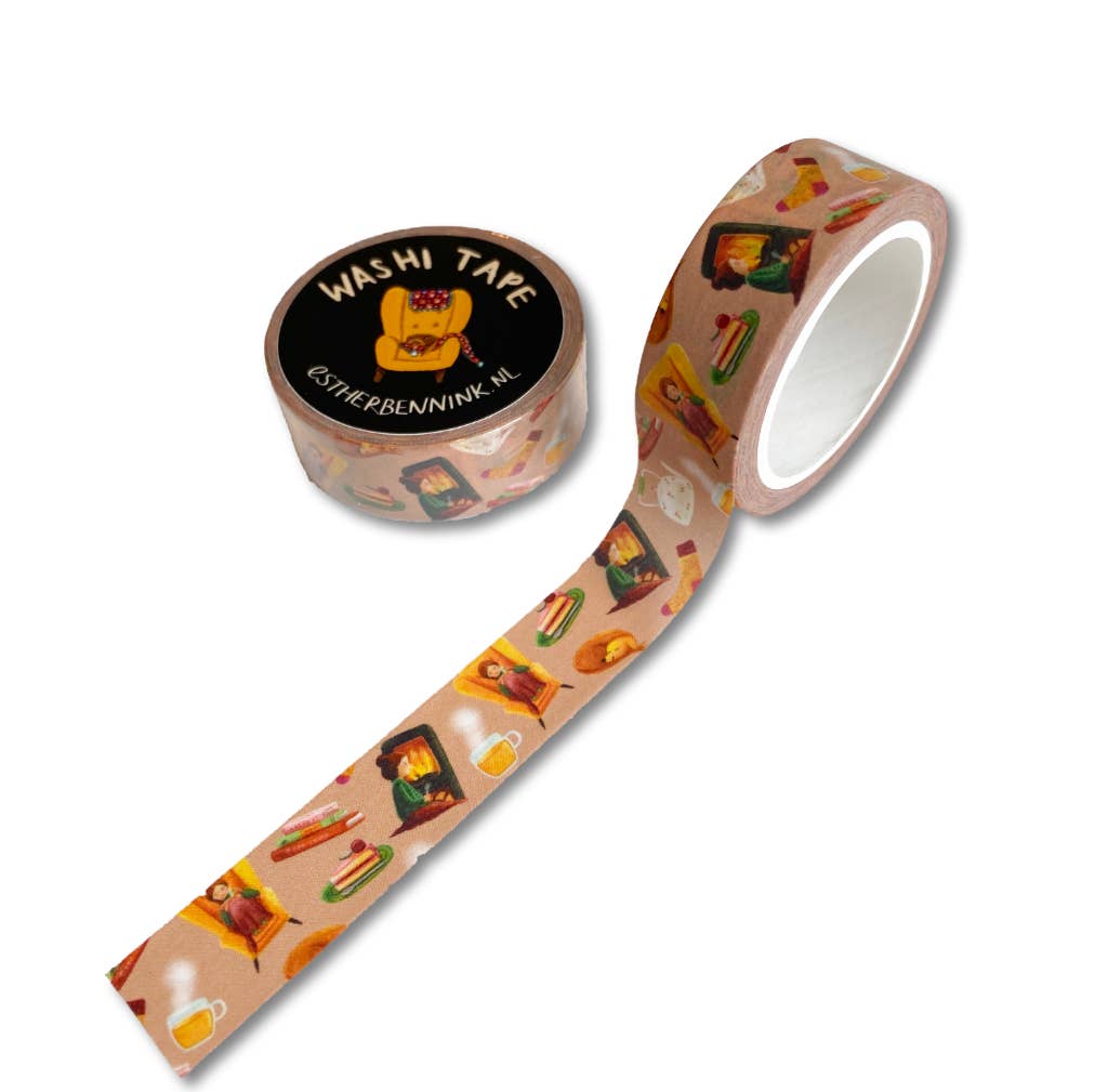 Washi tape - Cosy moment - Esther Bennink - La Papet' Littéraire