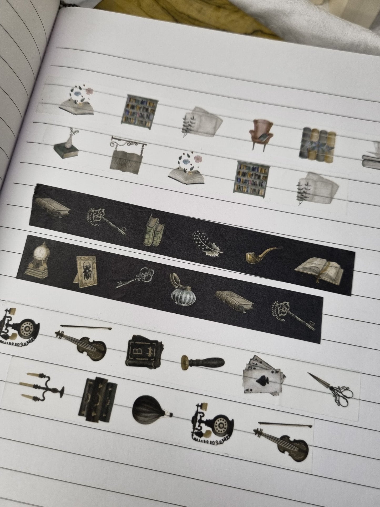 Washi tape - Trésors de bibliothèque - La Papet' Littéraire