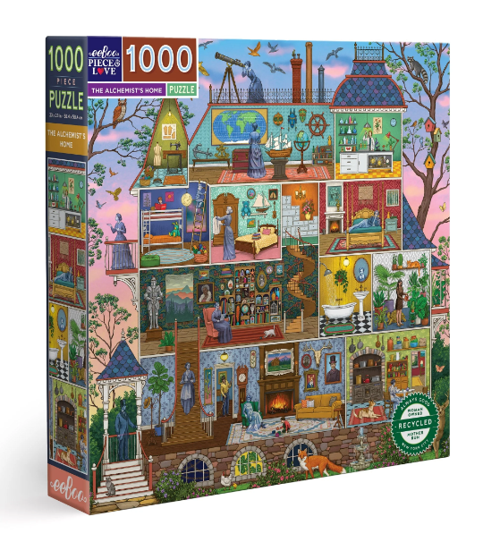 Puzzle 1000 pièces-The Alchemist's Home-Eeboo