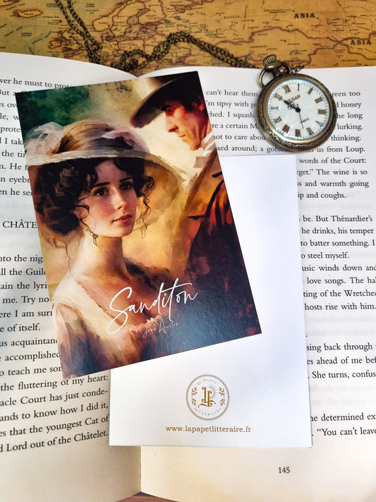 Carte illustrée Sanditon-Jane Austen