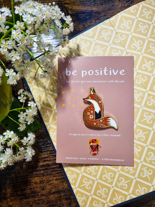 Pin's Renard-Be positive-Esther Bennink