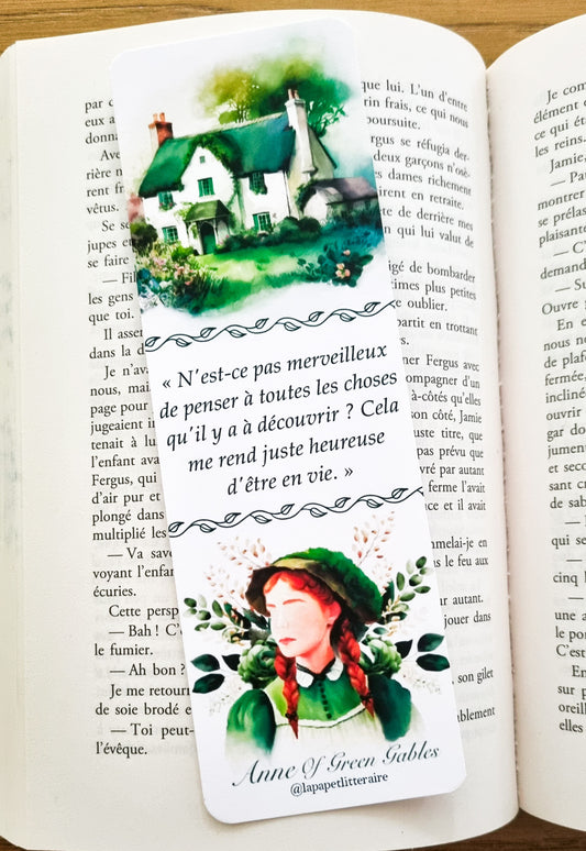 Marque-page-Anne de Green Gables