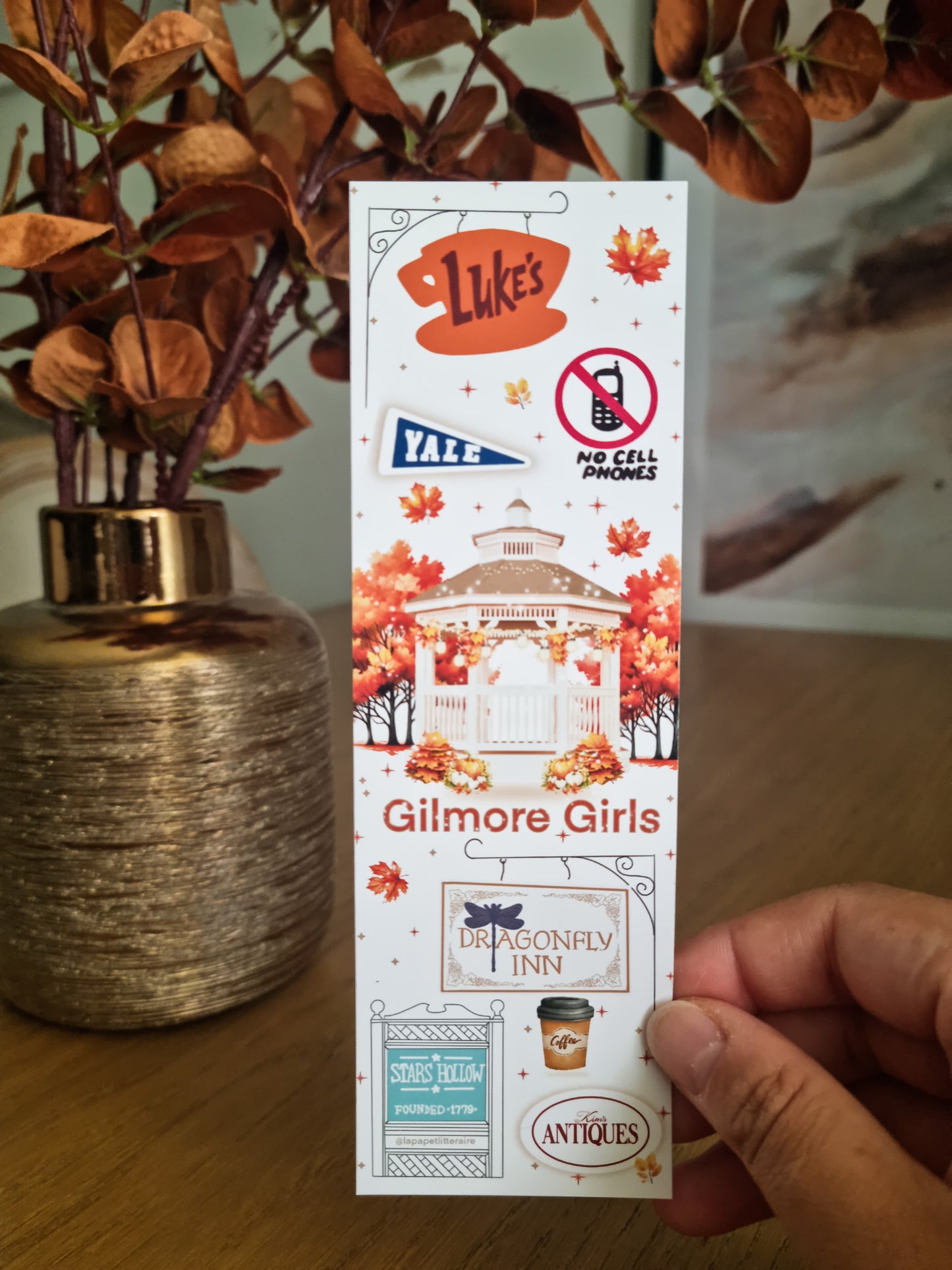 Marque-page d'automne- Gilmore Girls