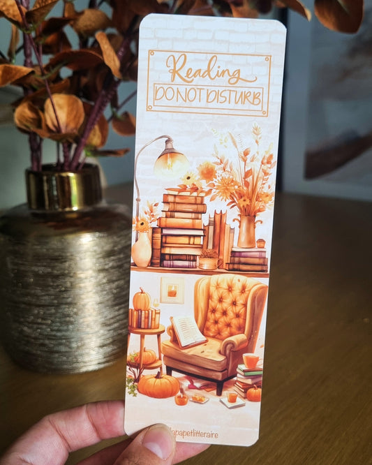 Marque-page d'automne-Reading do not disturb