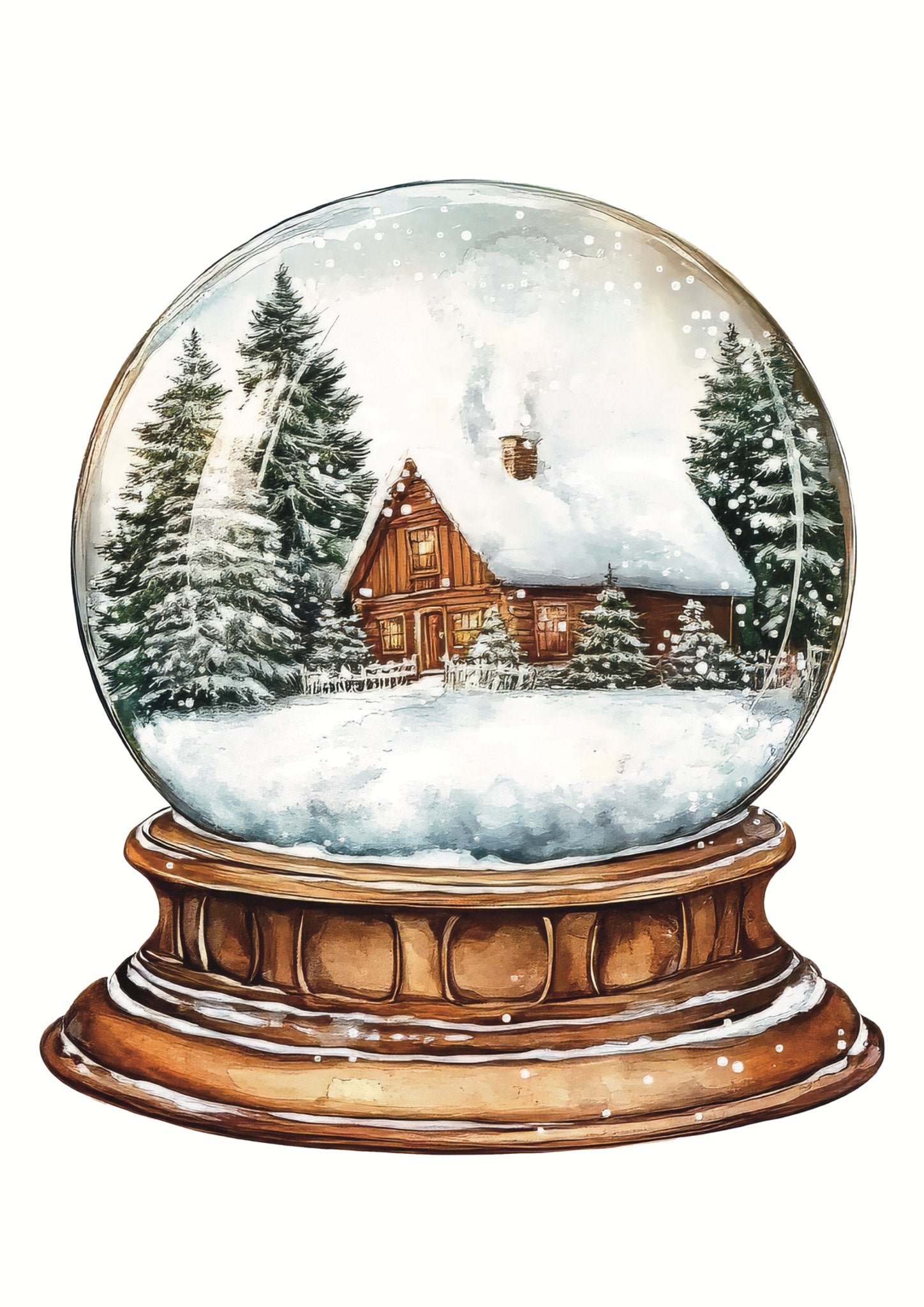 Affiche Boule à neige - La Papet' Littéraire