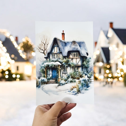 Affiche Cottage hivernal - La Papet' Littéraire