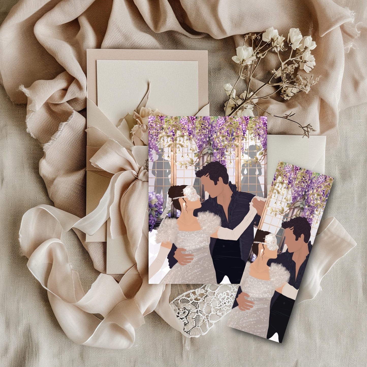 Affiche "La Danse de Minuit" Benedict & Sophie — Bridgerton A4, A5, A6 - La Papet' Littéraire