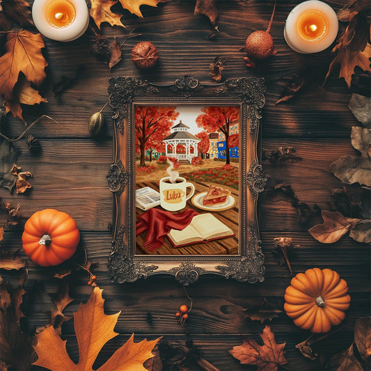 Affiches et carte – Luke’s Café & Kiosque à Stars Hollow - La Papet' Littéraire