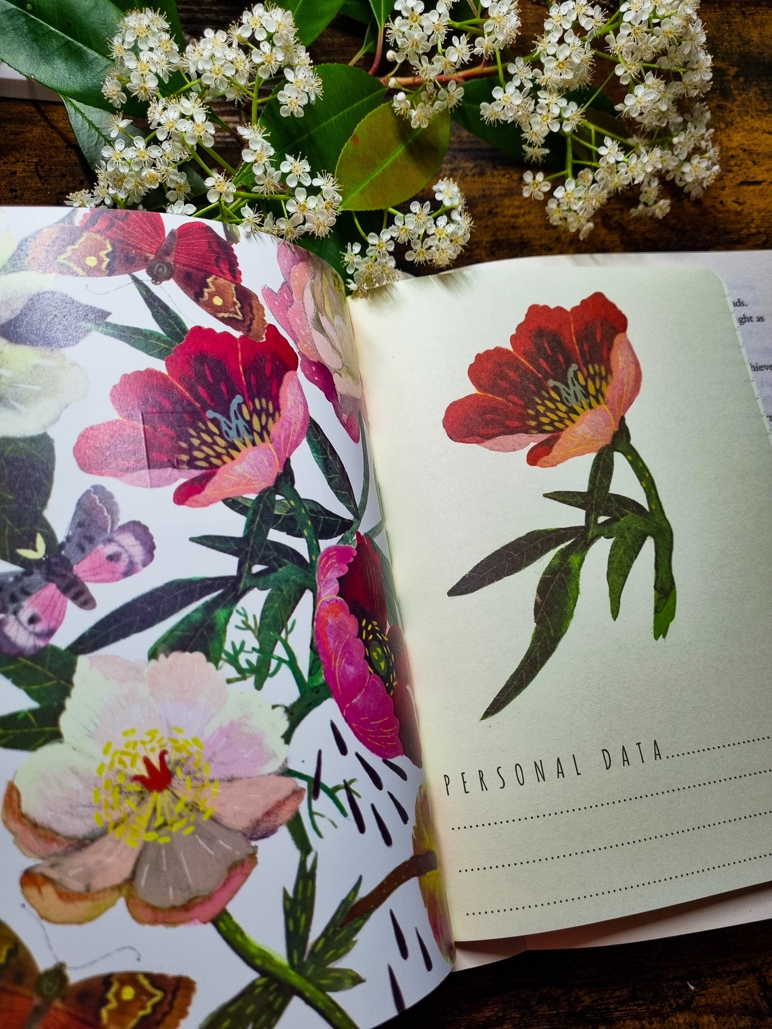 Carnet de notes A5-Au coeur des pivoines - La Papet' Littéraire
