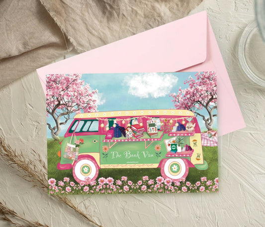 Carte A2 The Book Van - La Papet' Littéraire